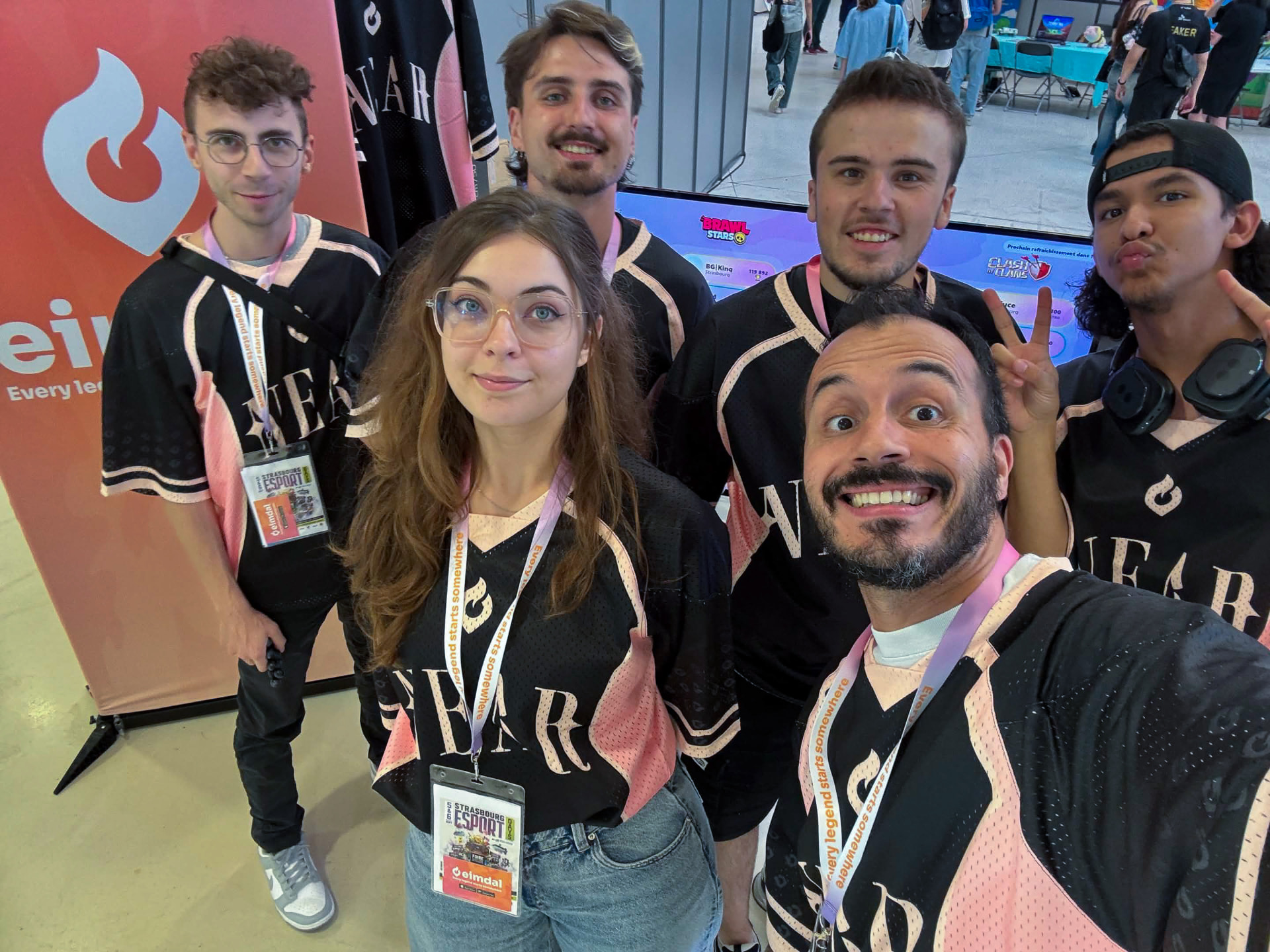 The Eimdal team together at an esports event
